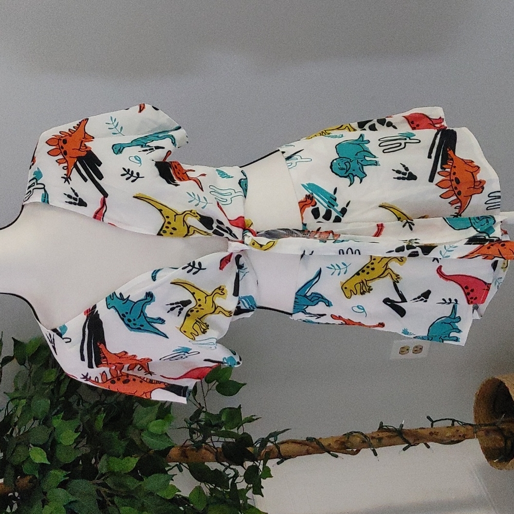 NWT Zaful Dinosaur Short Set XL